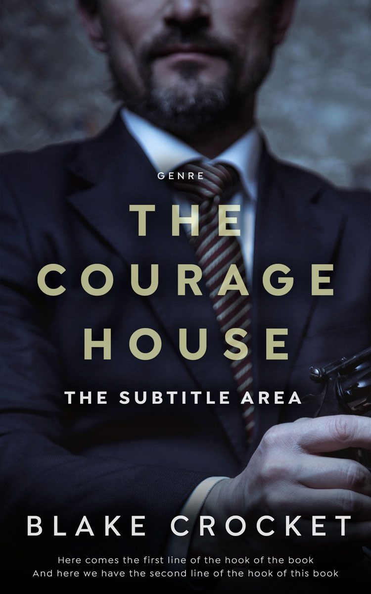 2D view of Charade #6351 - Premade Mystery & Thriller & Suspense Book Cover