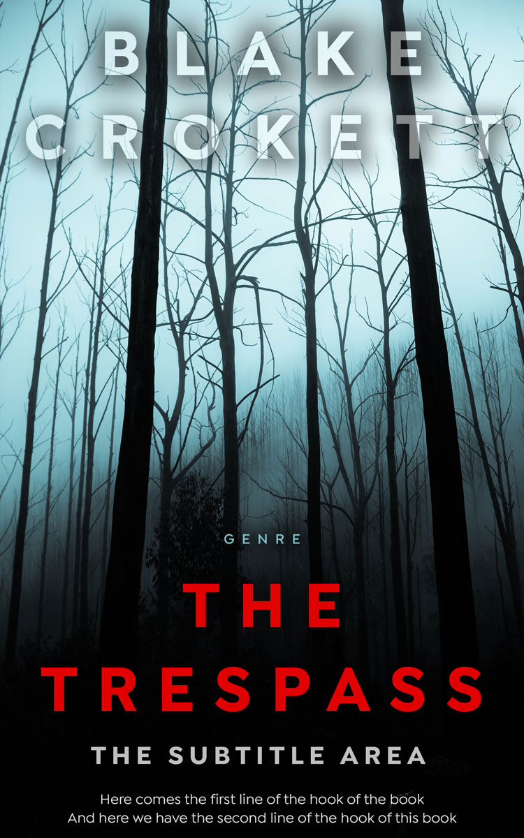 2D view of Bunker #6354 - Premade Mystery & Thriller & Suspense Book Cover | BookCoverZone