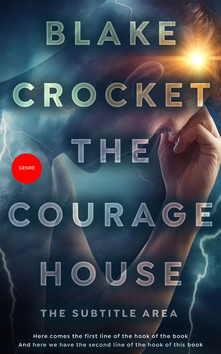 2D view of Ebony Clay #6368 - Premade Abstract Book Cover