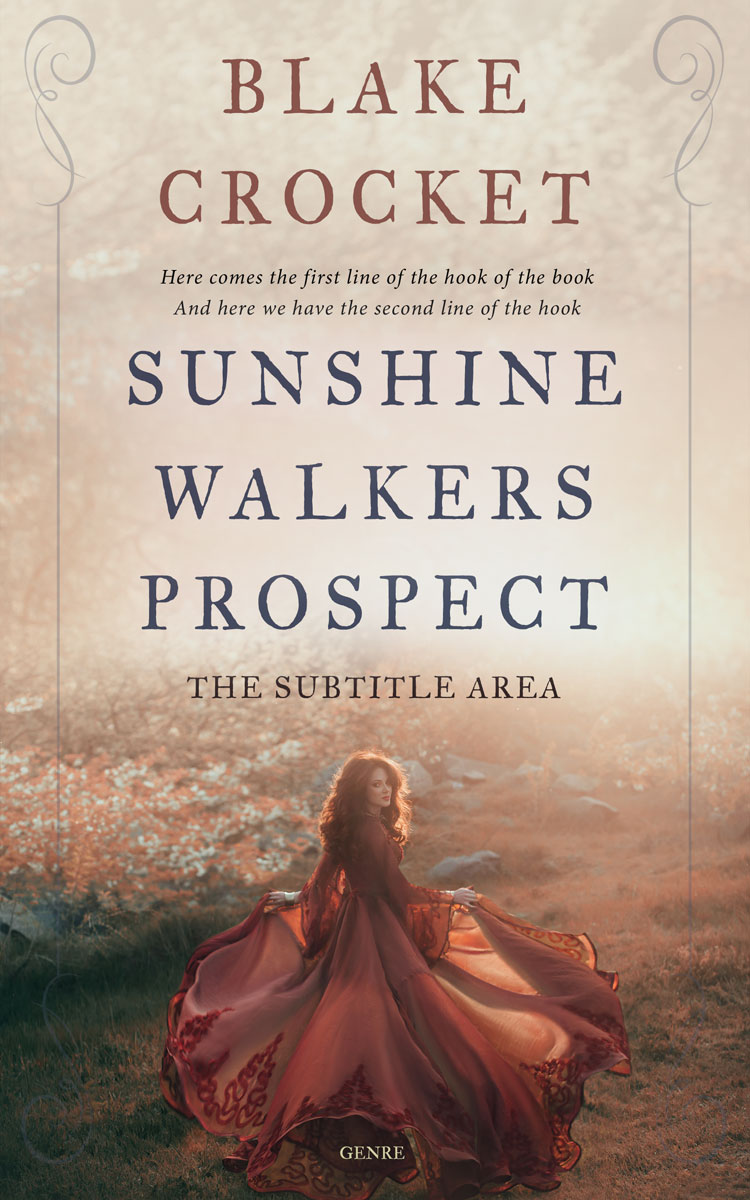 2D view of Wafer #6406 - Premade Fantasy Book Cover