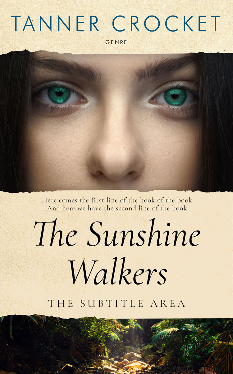 2D view of Log Cabin #6441 - Premade Mystery & Thriller & Suspense Book Cover