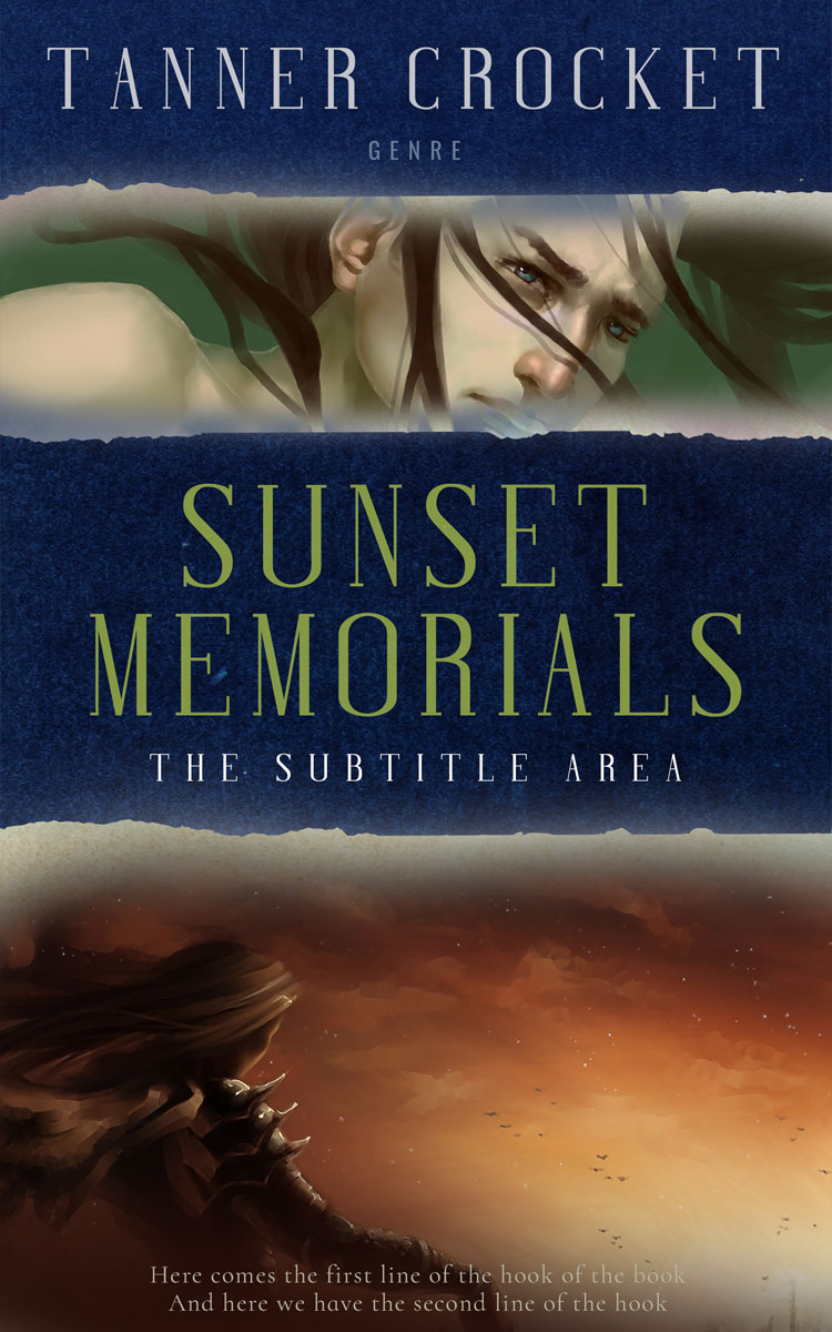 2D view of Ebony Clay #6453 - Premade Fantasy Book Cover