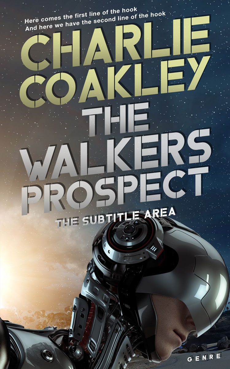 2D view of Outer Space #6473 - Premade Science Fiction Book Cover