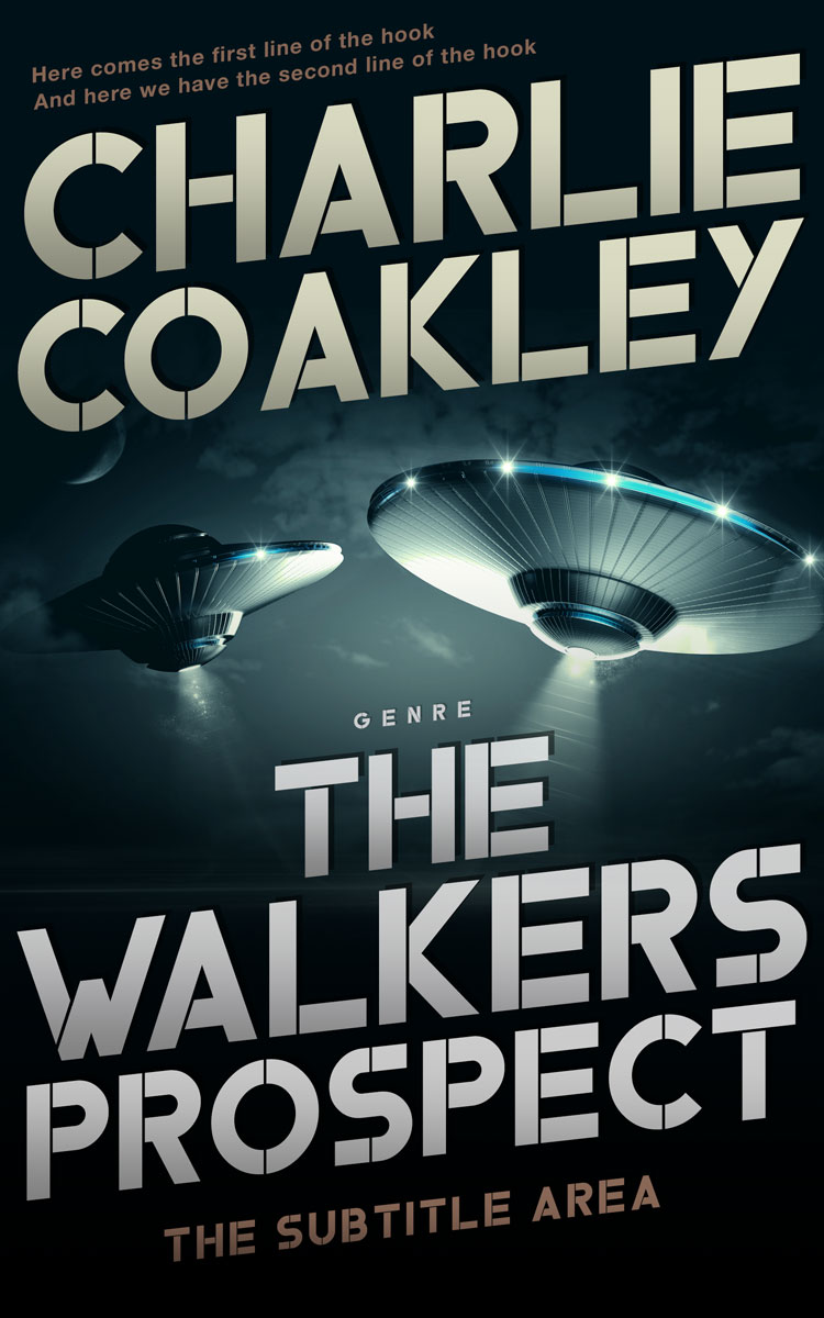 2D view of Mist Gray #6476 - Premade Science Fiction Book Cover