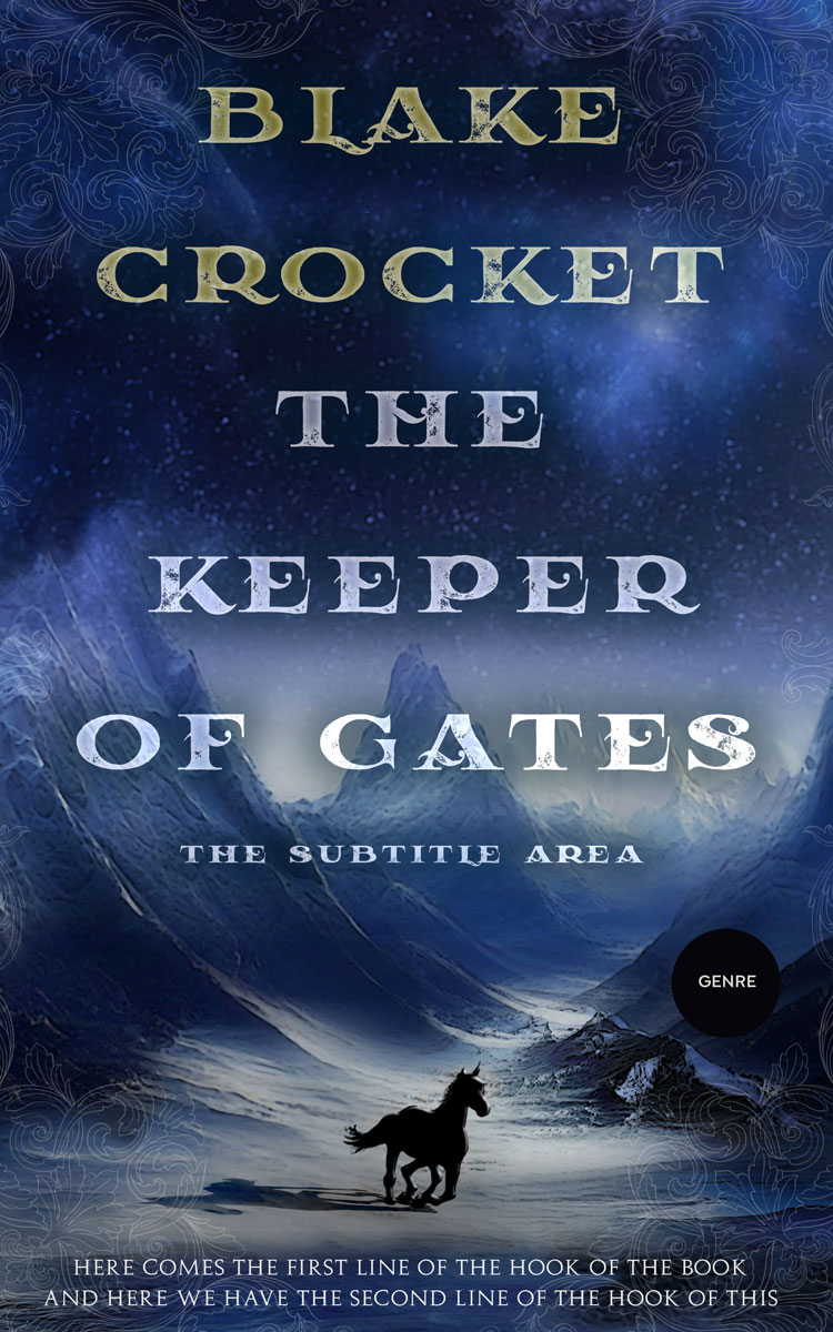 2D view of Cloud Burst #6488 - Premade Fantasy Book Cover