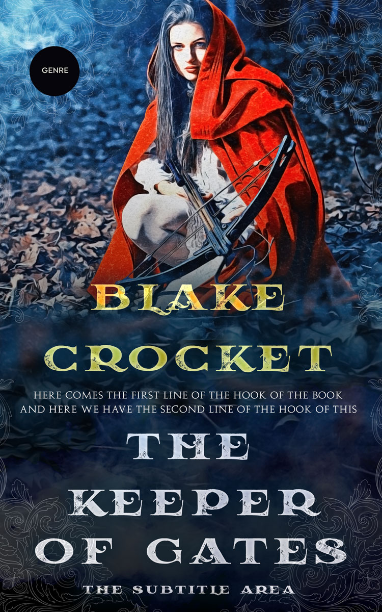 2D view of Mirage #6489 - Premade Fantasy Book Cover