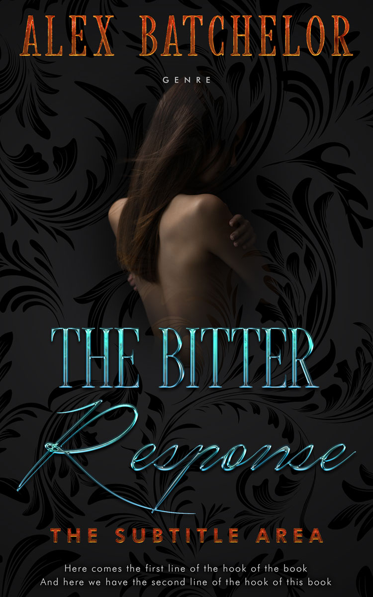 2D view of Cod Gray #6516 - Premade Erotica Book Cover