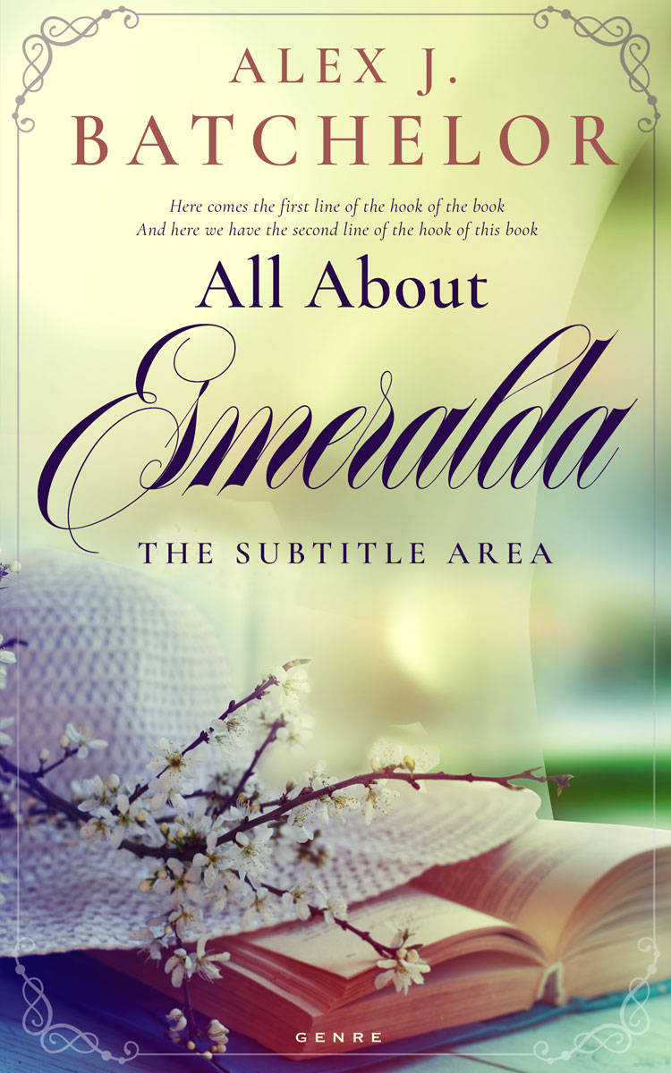 2D view of Green Mist #6531 - Premade Romance Book Cover