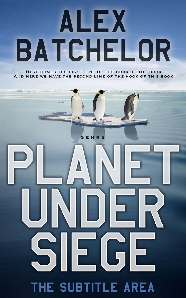 2D view of Rhino #6534 - Premade Apocalyptica Book Cover