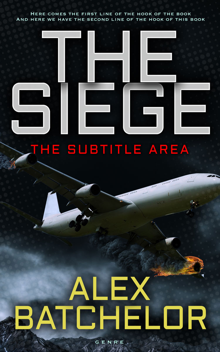 2D view of Premade Action & Adventure Book Cover - Coral Reef