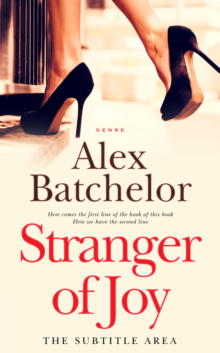 2D view of Premade Teen & Young Adult Book Cover - Citrine White