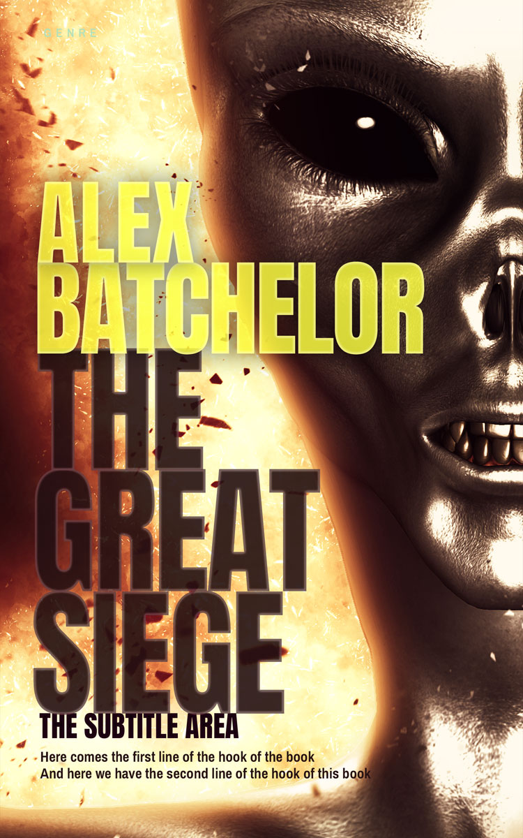 2D view of New Orleans #6582 - Premade Science Fiction Book Cover