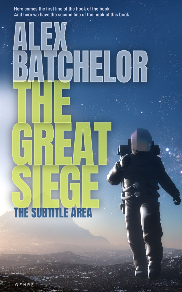 2D view of East Bay #6583 - Premade Science Fiction Book Cover | BookCoverZone