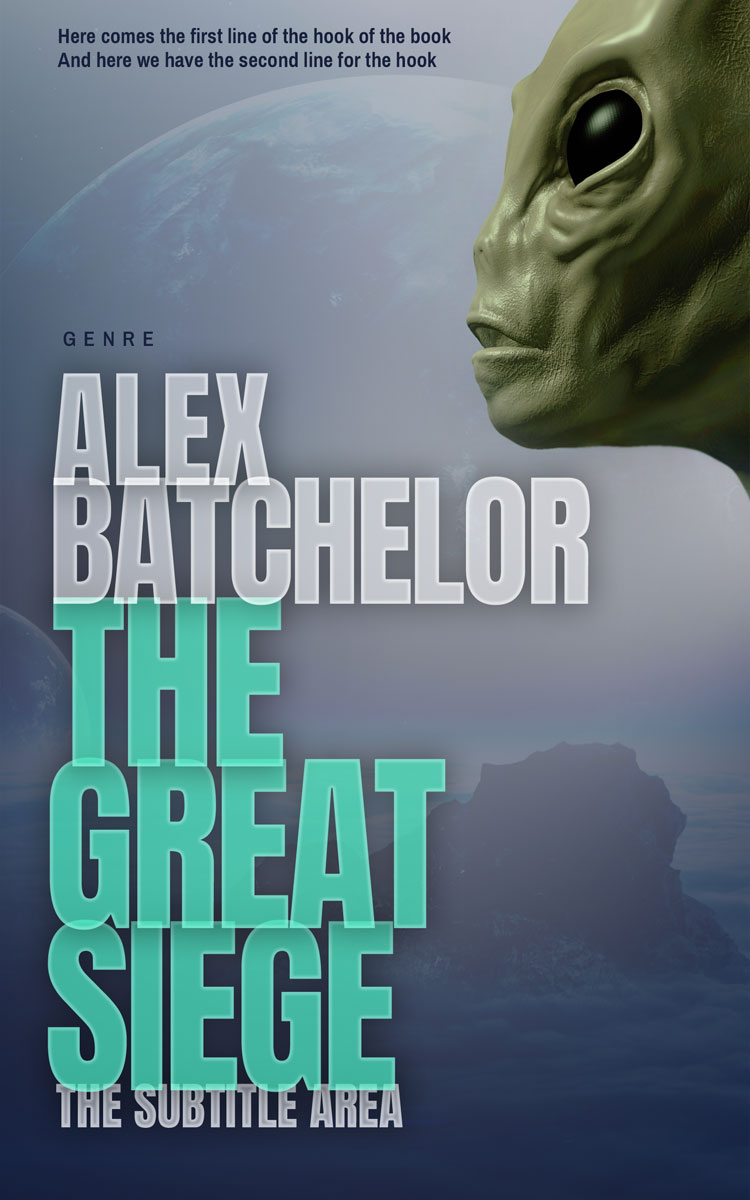 2D view of Nevada #6585 - Premade Science Fiction Book Cover