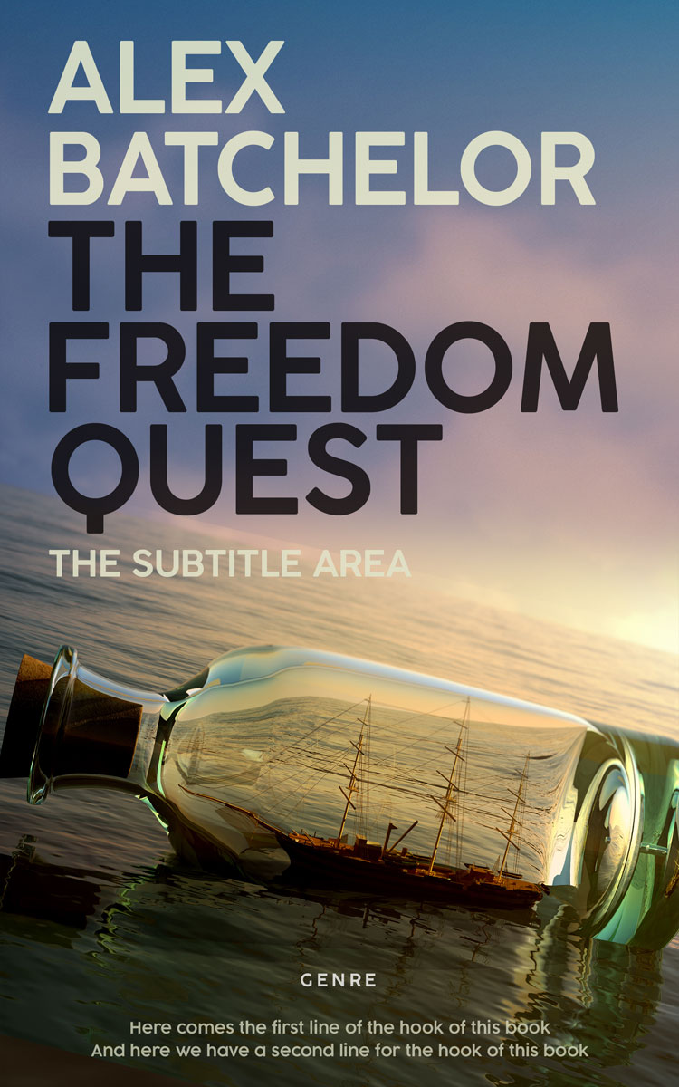 2D view of Mako #6598 - Premade Travel Book Cover | BookCoverZone