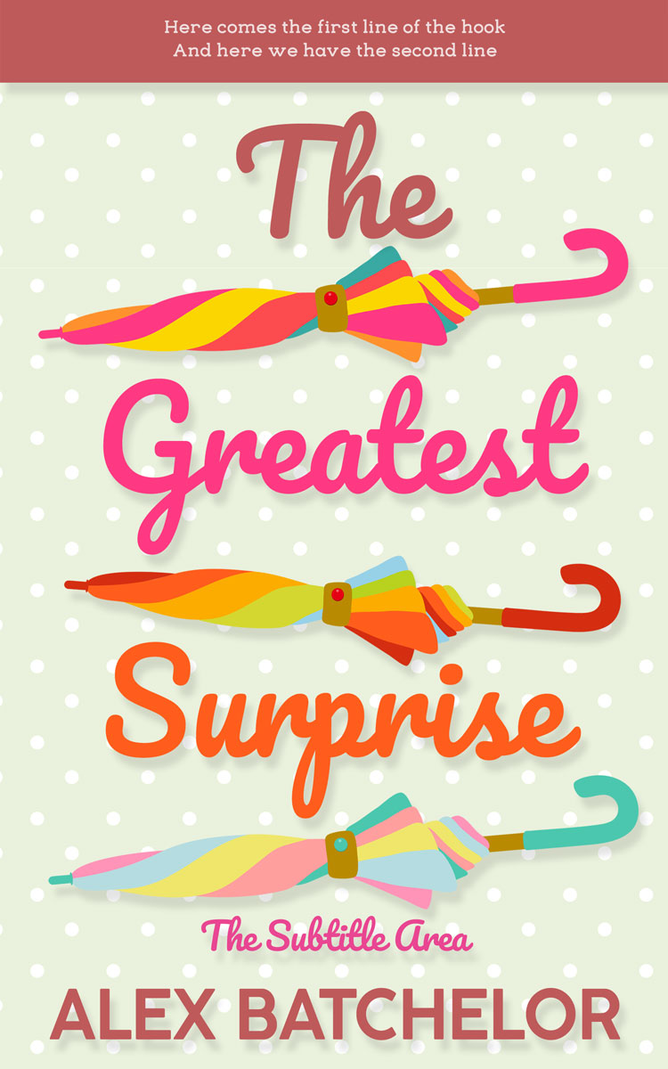 2D view of Roman #6607 - Premade Chick Lit Book Cover