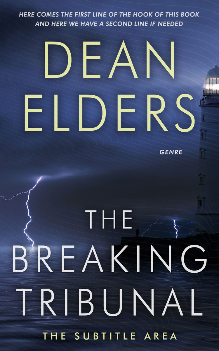 2D view of Premade Mystery & Thriller & Suspense Book Cover - Ebony Clay