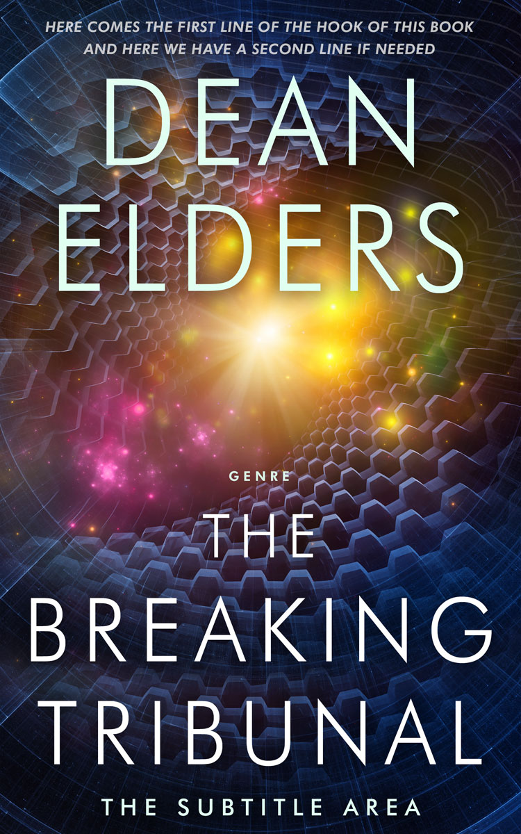 2D view of Steel Gray #6652 - Premade Science Fiction Book Cover