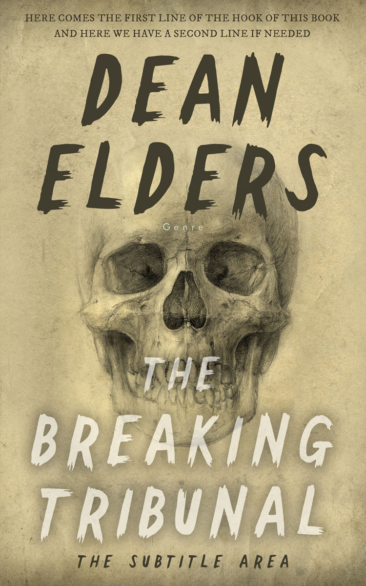 2D view of Indian Khaki #6666 - Premade Horror Book Cover