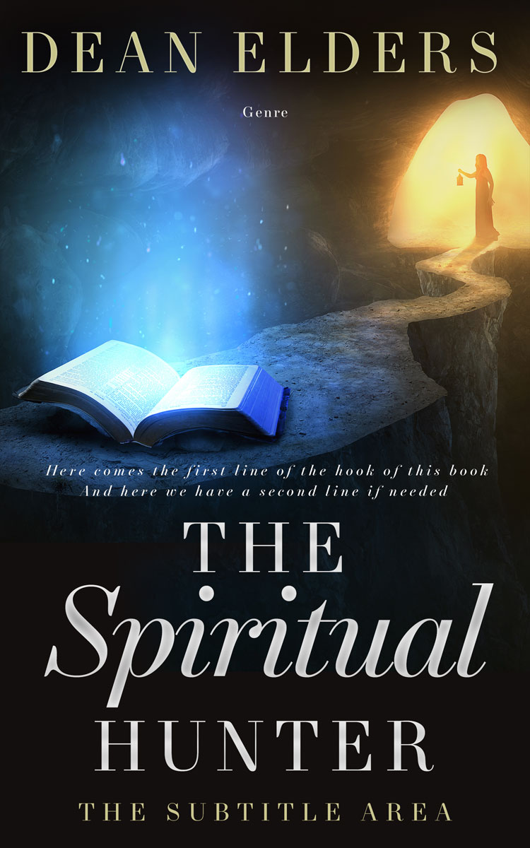 2D view of Premade Religion & Spirituality Book Cover - Shark