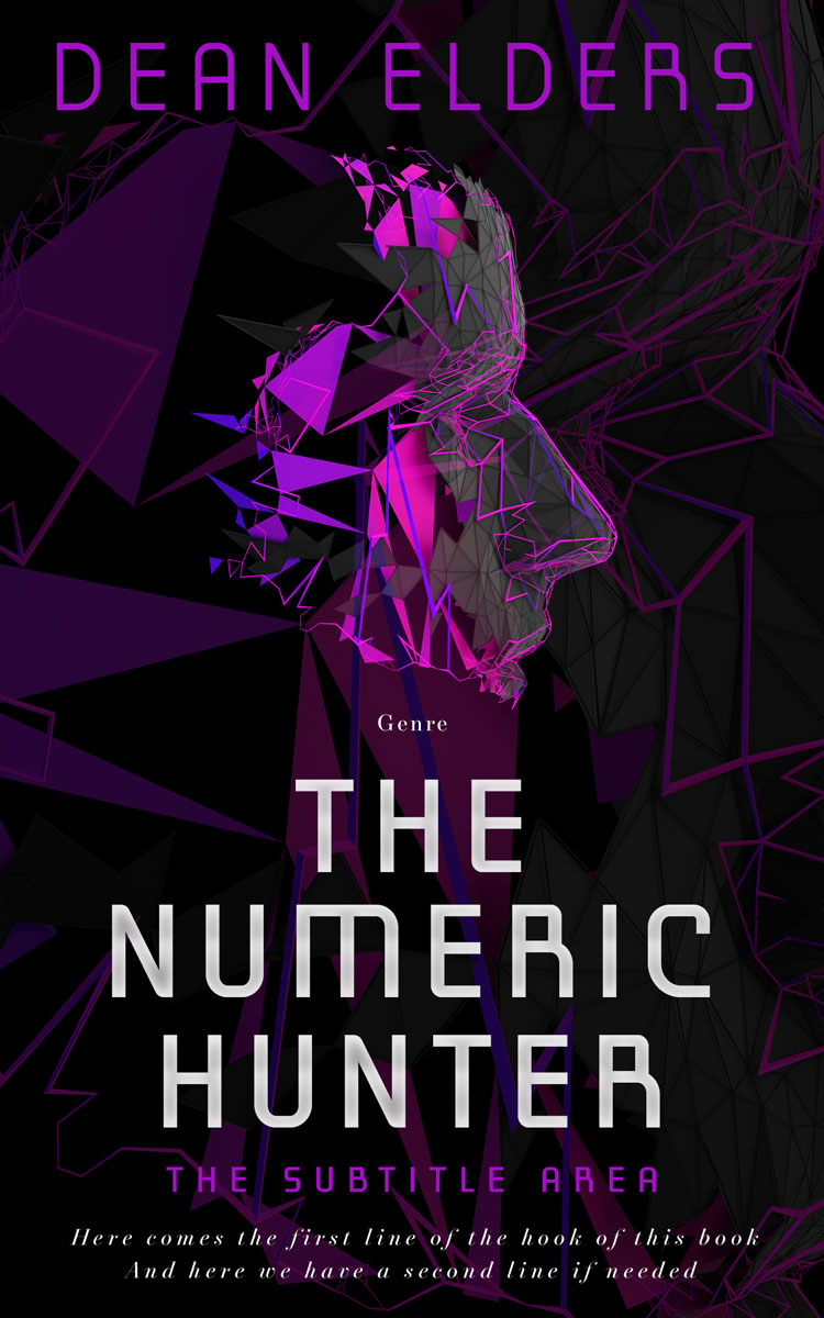 2D view of Revolver #6698 - Premade Science Fiction Book Cover