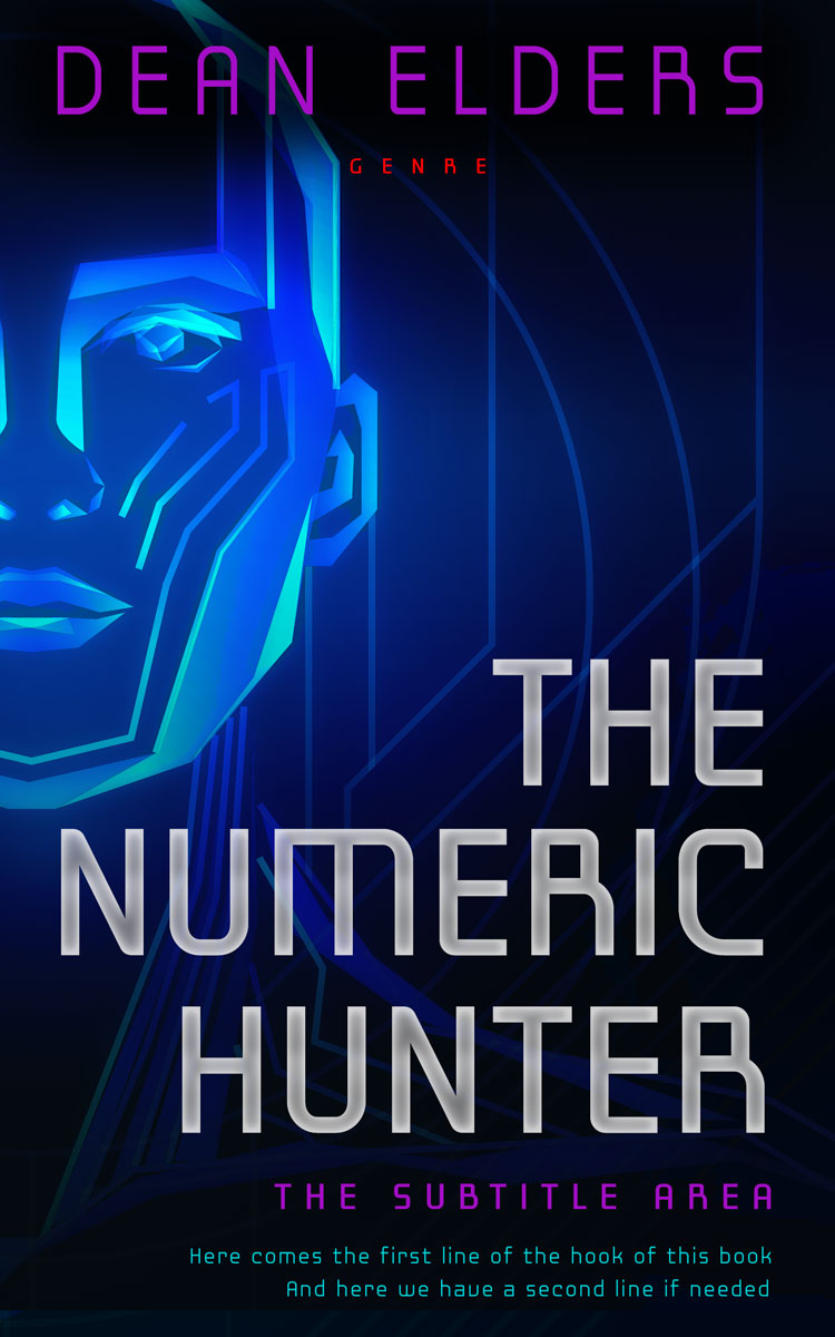 2D view of Black Pearl #6699 - Premade Science Fiction Book Cover