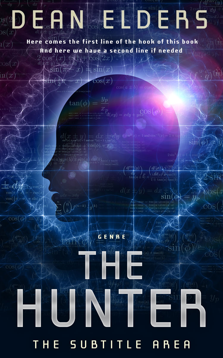 2D view of Bunting #6715 - Premade Science & Nature Book Cover