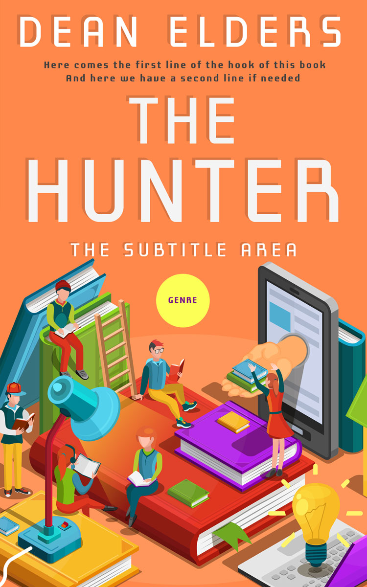 2D view of Jaffa #6717 - Premade Abstract Book Cover