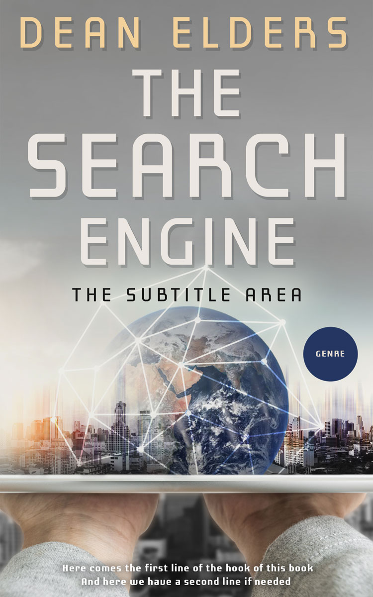 2D view of Premade Business Book Cover - Star Dust