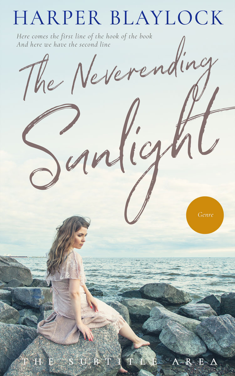 2D view of Premade Romance Book Cover - Gray Nurse