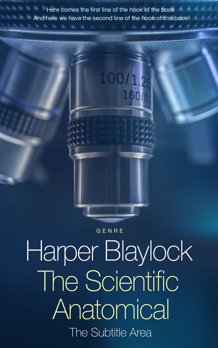 2D view of Cello #6807 - Premade Science & Nature Book Cover