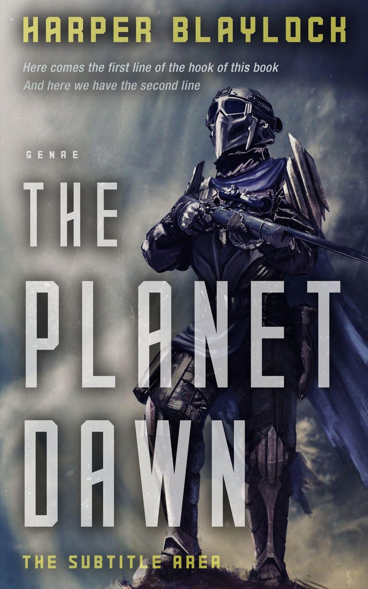 2D view of Tuna #6851 - Premade Science Fiction Book Cover