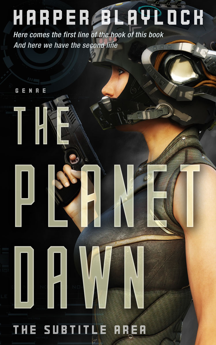 2D view of Rodeo Dust #6855 - Premade Science Fiction Book Cover | BookCoverZone