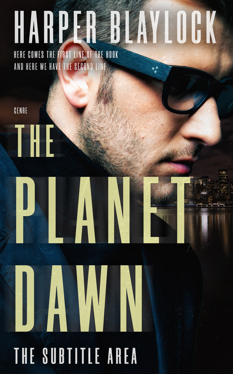 2D view of Shark #6861 - Premade Mystery & Thriller & Suspense Book Cover