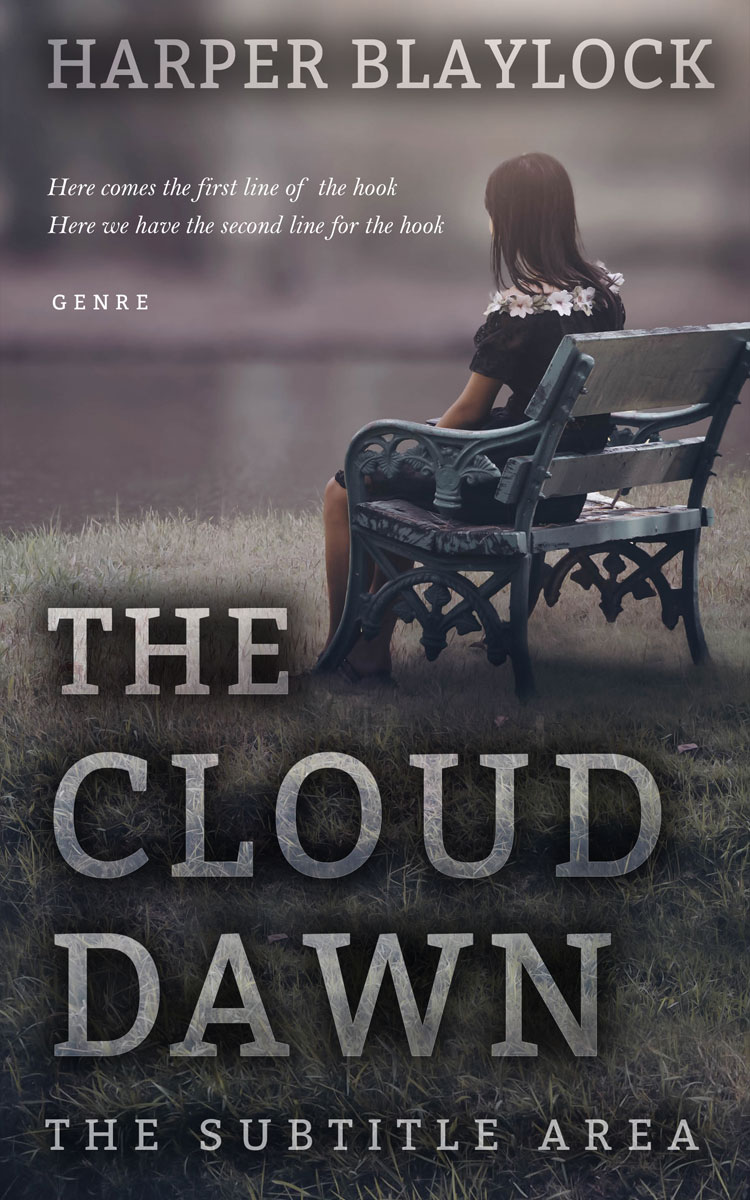 2D view of Ship Gray #6884 - Premade Teen & Young Adult Book Cover