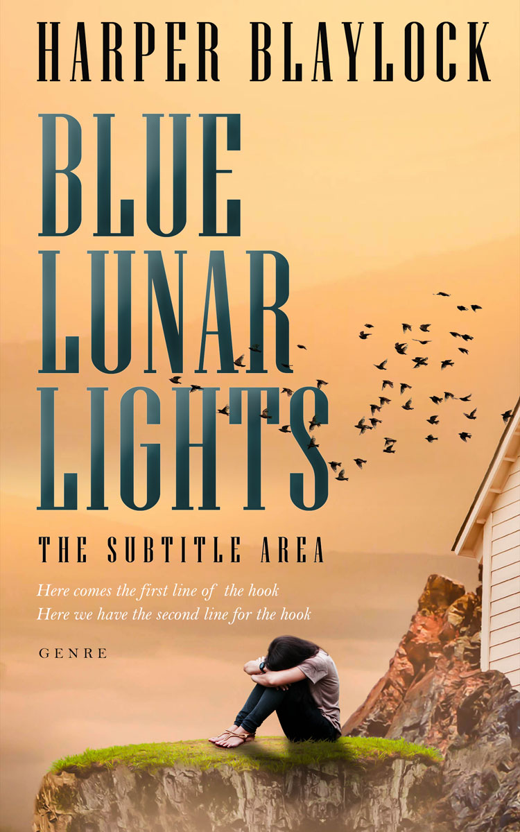 2D view of Gold Sand #6887 - Premade Teen & Young Adult Book Cover | BookCoverZone