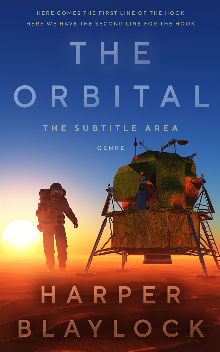 2D view of St Tropaz #6891 - Premade Science Fiction Book Cover