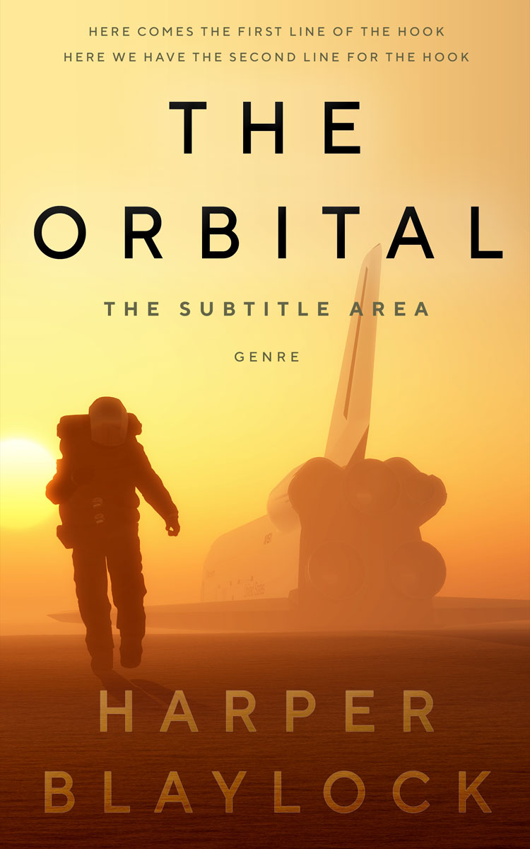 2D view of Premade Science Fiction Book Cover - Sweet Corn