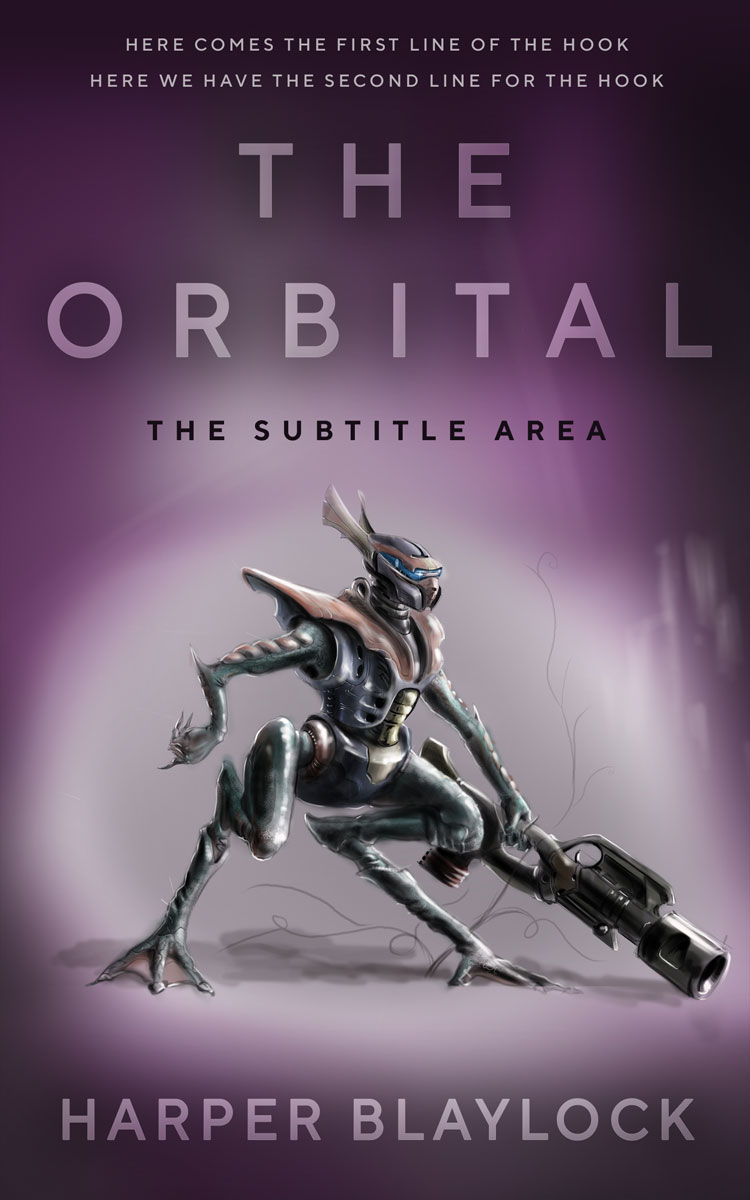 2D view of Thunder #6893 - Premade Science Fiction Book Cover