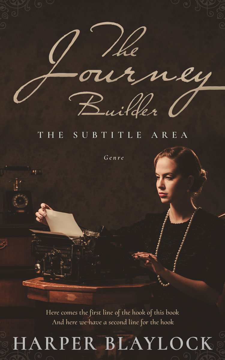 2D view of Cocoa Brown #6934 - Premade Romance Book Cover