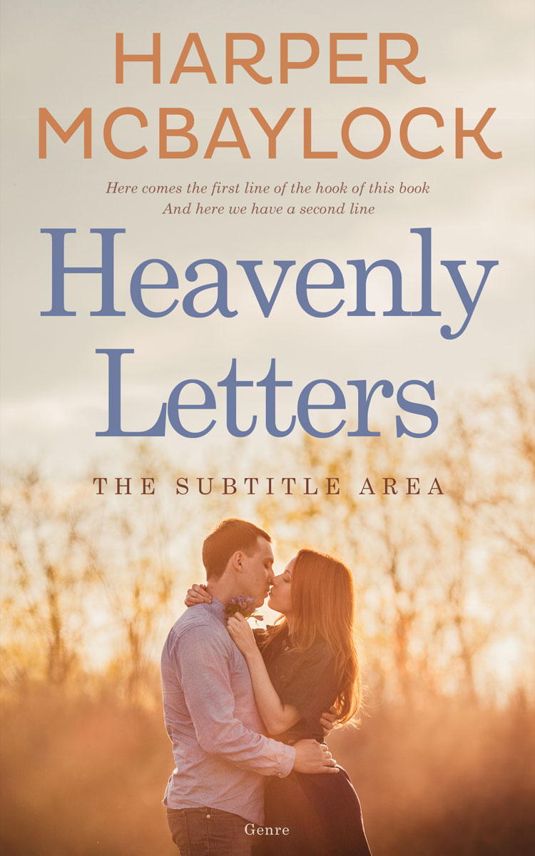 2D view of Premade Romance Book Cover - Bone