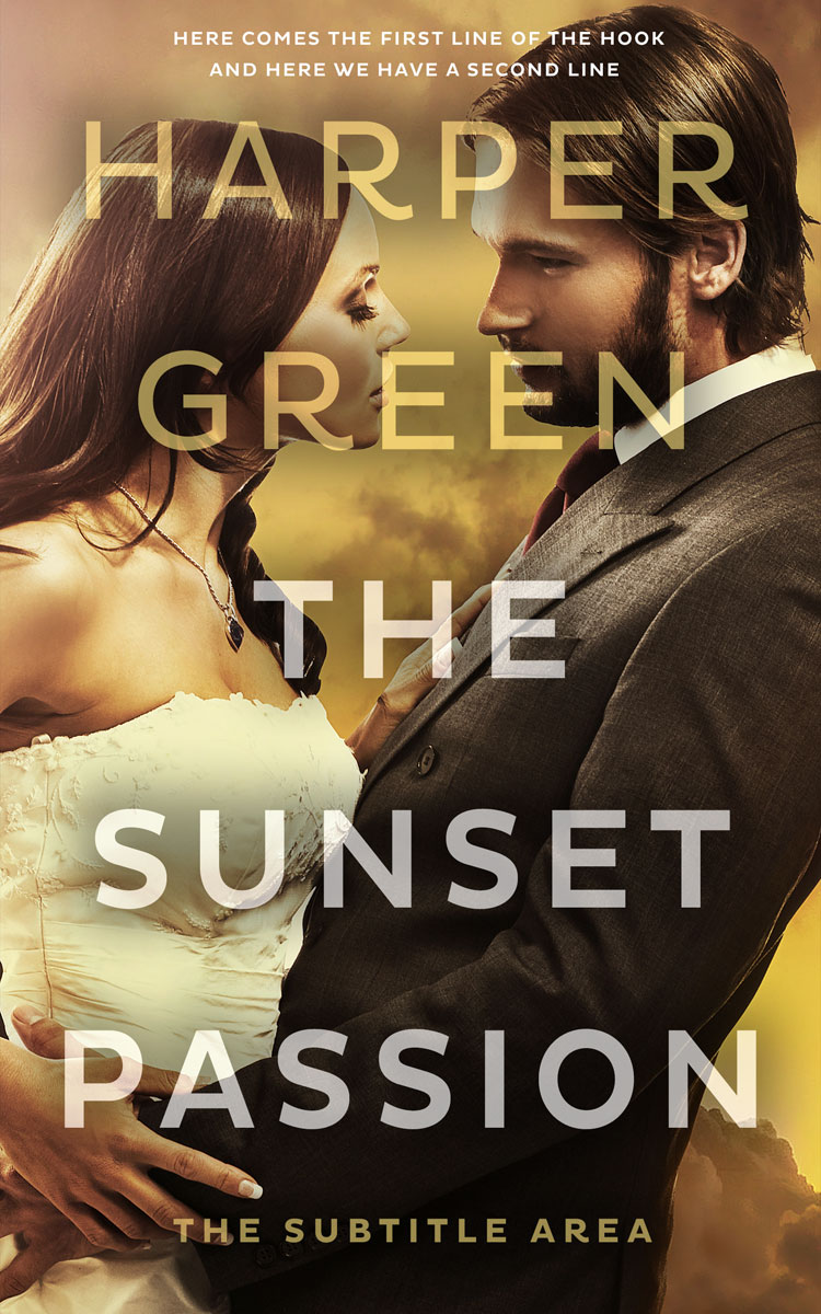 2D view of Bistre #6979 - Premade Romance Book Cover