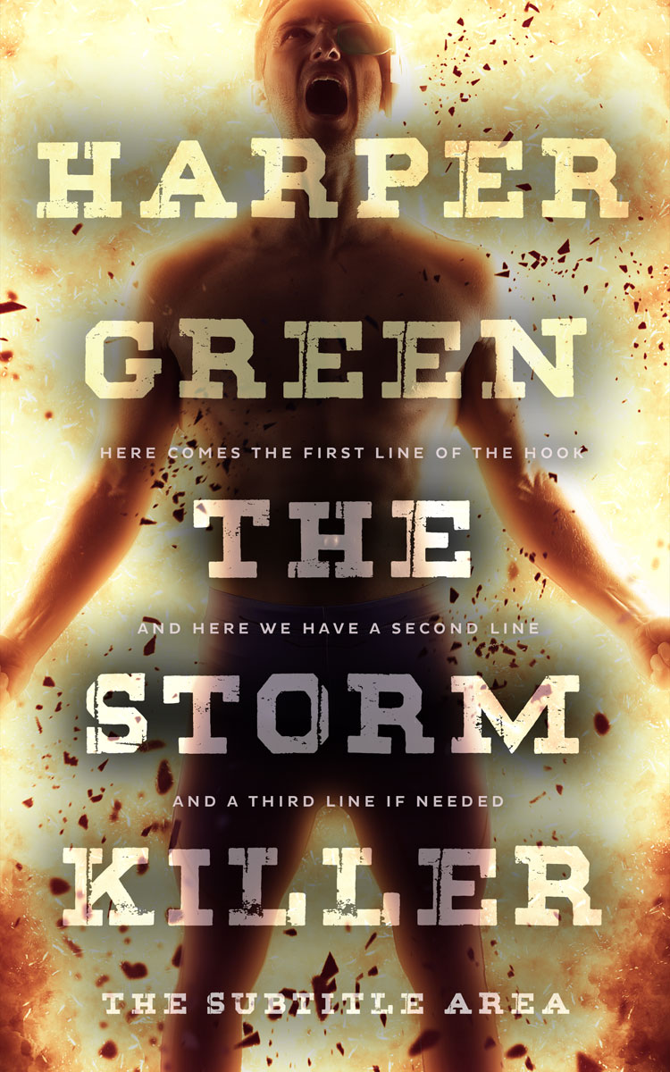 2D view of Indian Khaki #6983 - Premade Mystery & Thriller & Suspense Book Cover