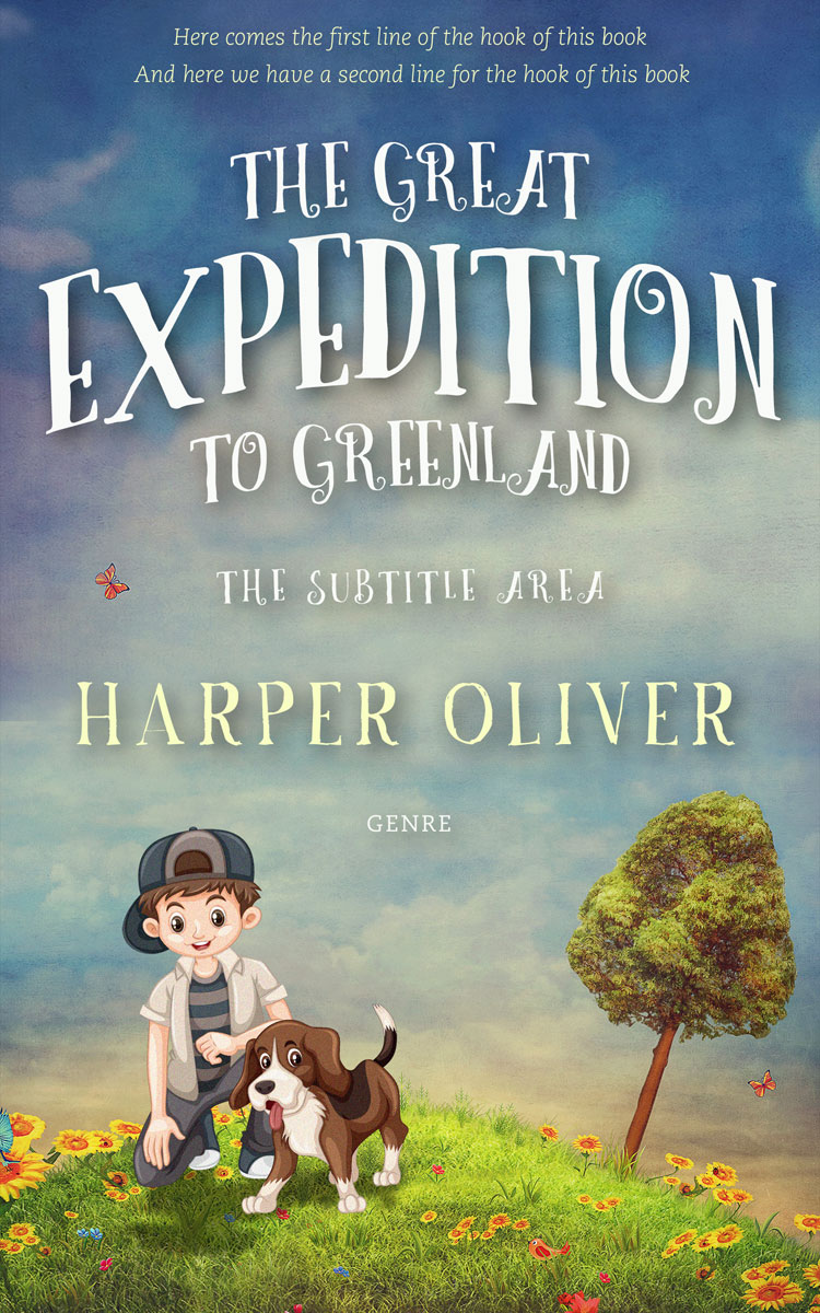 2D view of Premade Nature Book Cover - Mantle