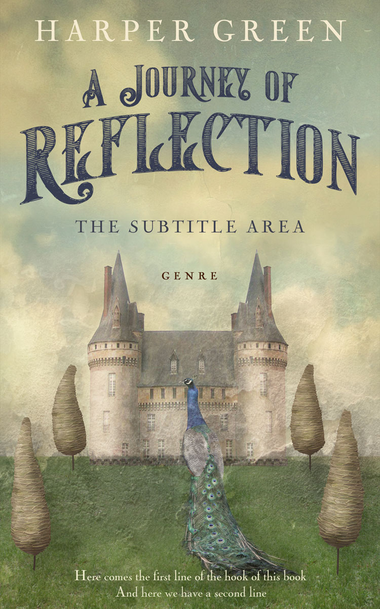 2D view of Heathered Gray #7002 - Premade Surreal Book Cover