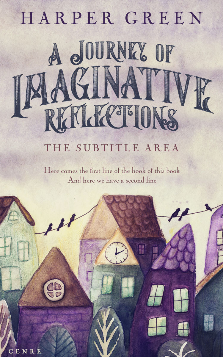 2D view of Swirl #7003 - Premade Fantasy Book Cover | BookCoverZone