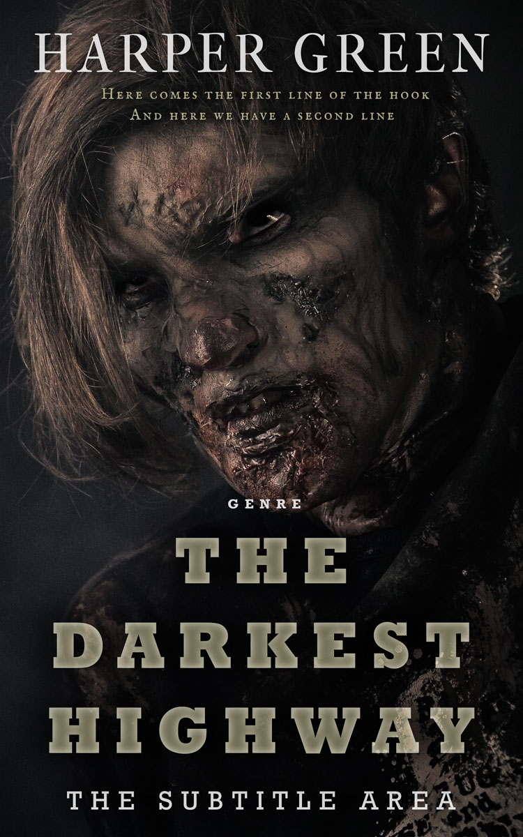 2D view of Cod Gray #7022 - Premade Apocalyptica Book Cover