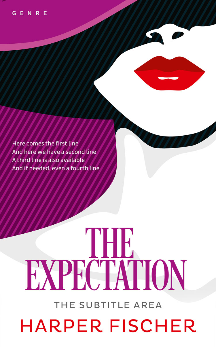 2D view of Black Bean #7043 - Premade Teen & Young Adult Book Cover