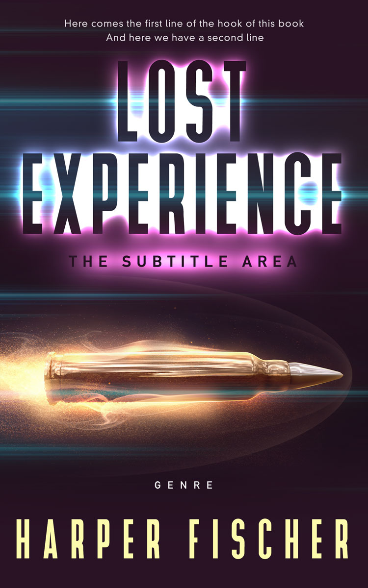 2D view of Thunder #7053 - Premade Action & Adventure Book Cover