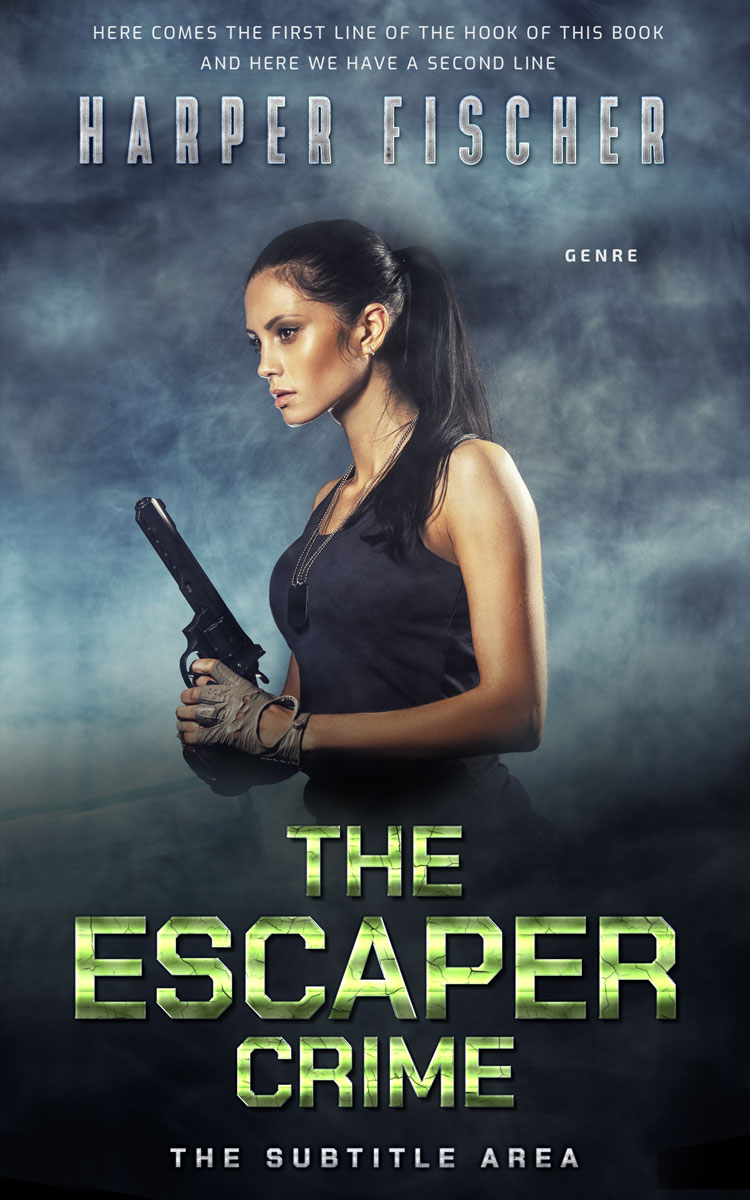 2D view of Limed Spruce #7090 - Premade Fantasy Book Cover